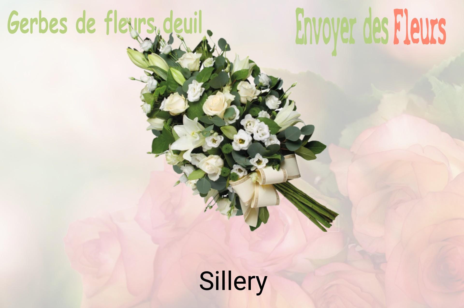 Gerbe de fleurs de deuil livrée à Sillery